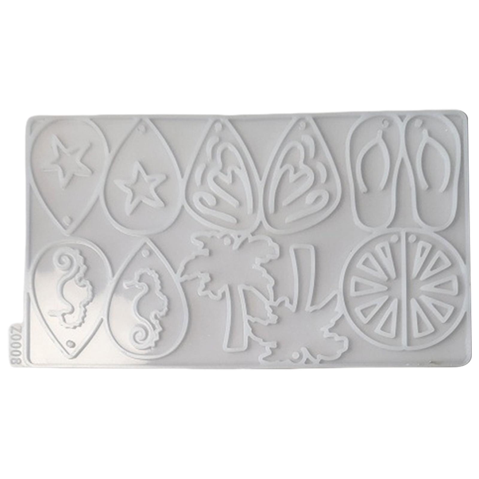 

Серьги Силиконовые формы Инструмент для изготовления украшений в форме капли Силиконовые формы для подвесок Силиконовая текстура Подарок для любителей искусства 8