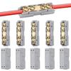 10PCS 6-10 AWG Wire Connector Nut Kit, 6 8 10 Gauge 80A Quick Wiring Connection Terminal, Splicing Quick Wiring Connection Terminal