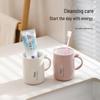 0.01 for Newcomers: Household Plastic Mouthwash Cup, Thickened with Handle, Ideal for Couples & Toothbrush Storage.