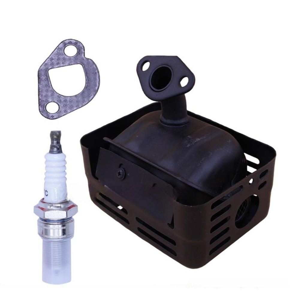 Muffler Assembly Kit with Exhaust Gasket and Spark Part for For HONDA For GX160 For GX200 Pump Engine Applications