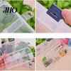 Jewelry 10/15/24 Grids Box Wear-resistant Space-saving Transparent Organizer Small Earring Storage for Travel Case