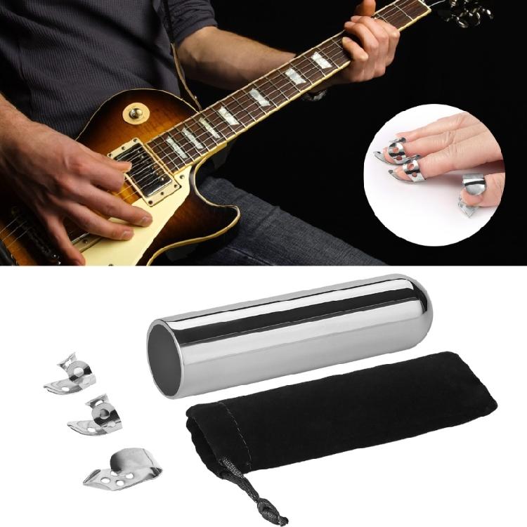 Electric Guitar Lap Slide Solid Round Nose Tonebar Replacement Stainless Steel Tone Rod Electric Guitars Fittings