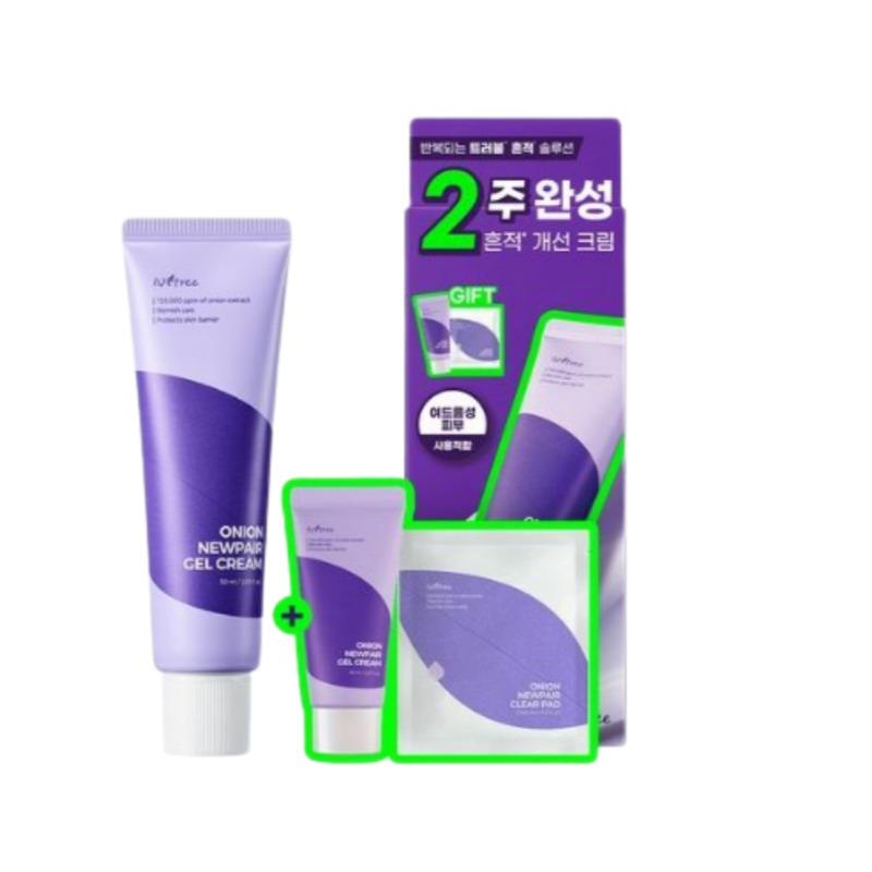 ISNTREE Onion Newpair Gel Cream 50ml Set (+20ml + 2 Pads)
