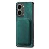 For Oppo Reno4 5G/Oppo Reno13 5G (Global) Case Compatible with MagSafe Leather Back Cover with Detachable Card Holder