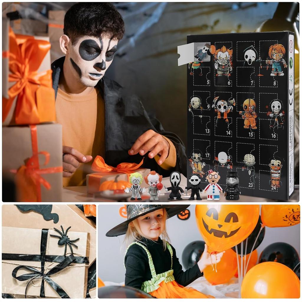 Halloween -Day Doll Advent Calendar with Surprise Gifts for Collectors
