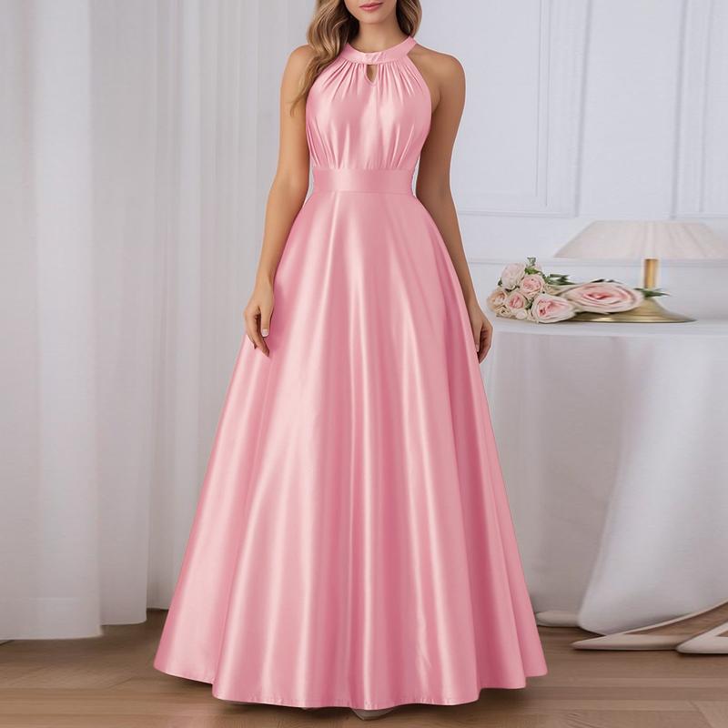 ZANZEA Women Casual Off Shoulder Elegant Sleeveless Long Dress