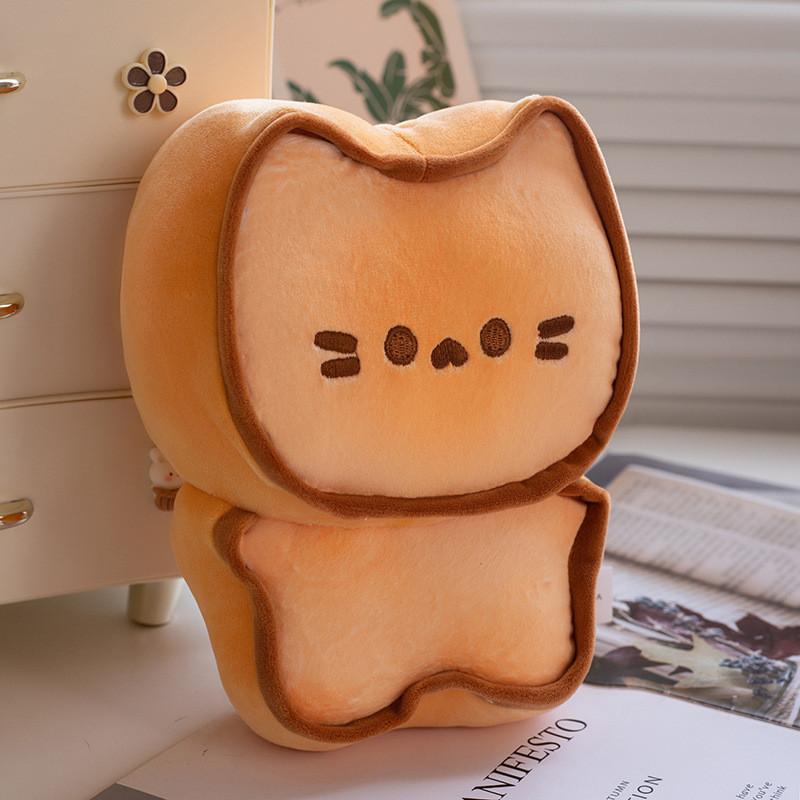 Cat Butter Cookie Plush Toy Animal Doll Pp Cotton Room Decoration Gift Children