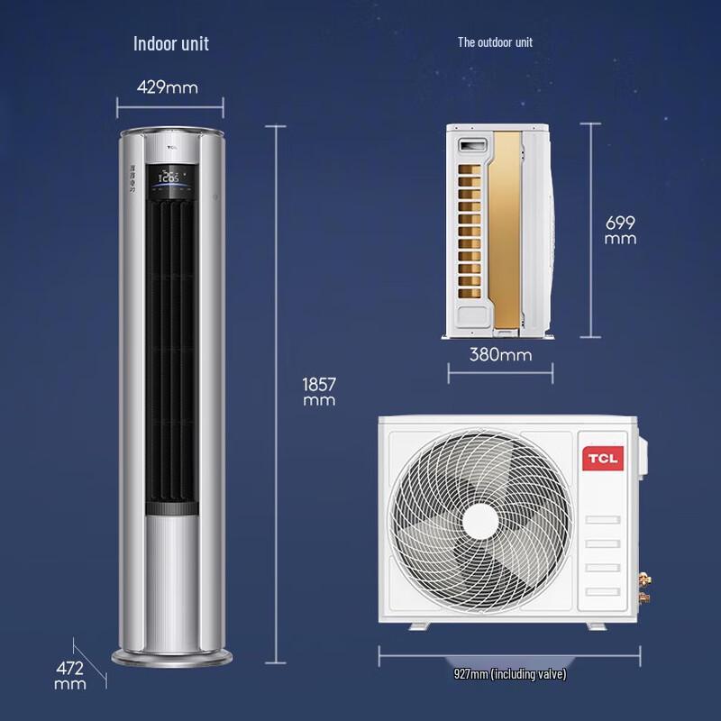 TCL 3-HP Smart Voice Inverter Vertical Air Conditioner