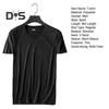 Men Summer T-shirt V Neck Thin Ice Silk Solid Color Thin Stretchy Pullover Mid Length Sweat Absorption Quick-drying Sport Fitness Top