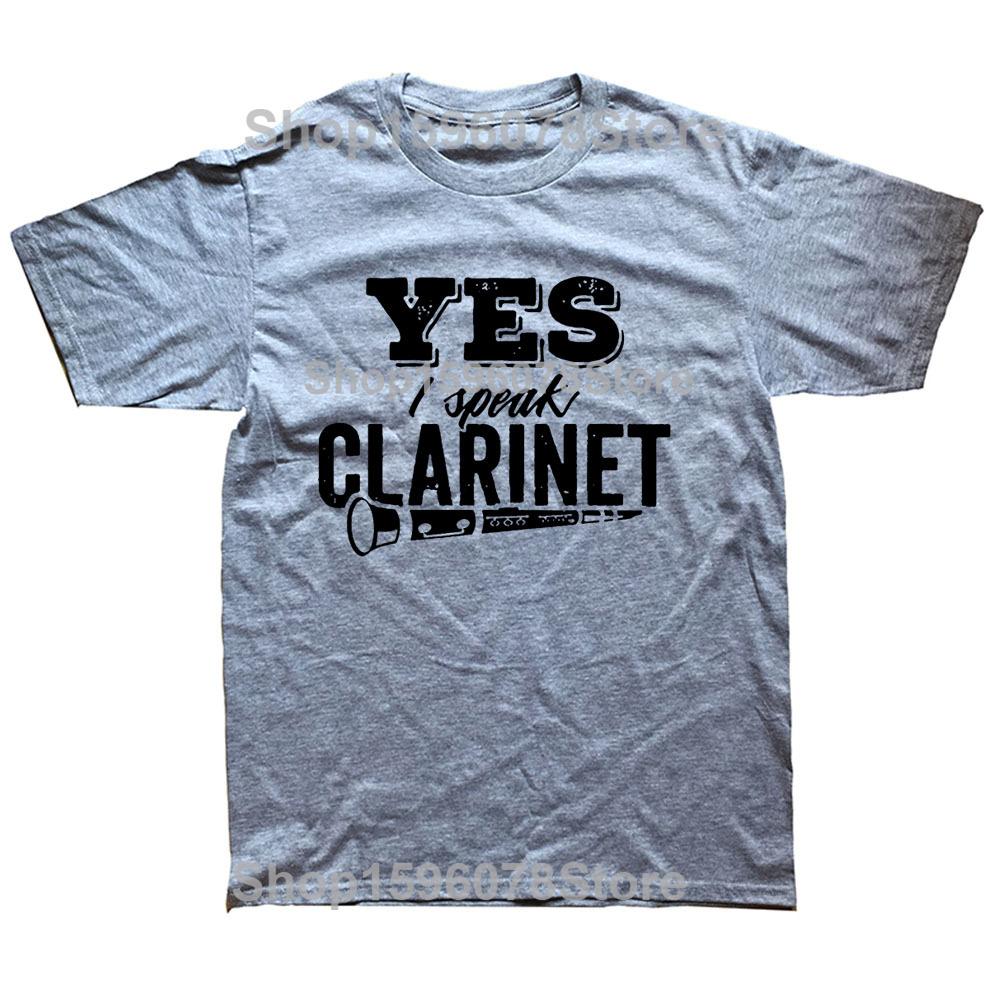 Clarinet Oboe Player Clarinetist Oboist Evolution Print T-Shirt Summer Casual Top Tee Printed T Shirt Fashion