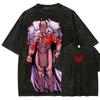 Onoverwinnelijke Anime Liefhebber Gewassen T-shirt Kleding voor het hele jaar Persoonlijkheid Kleding Unisex