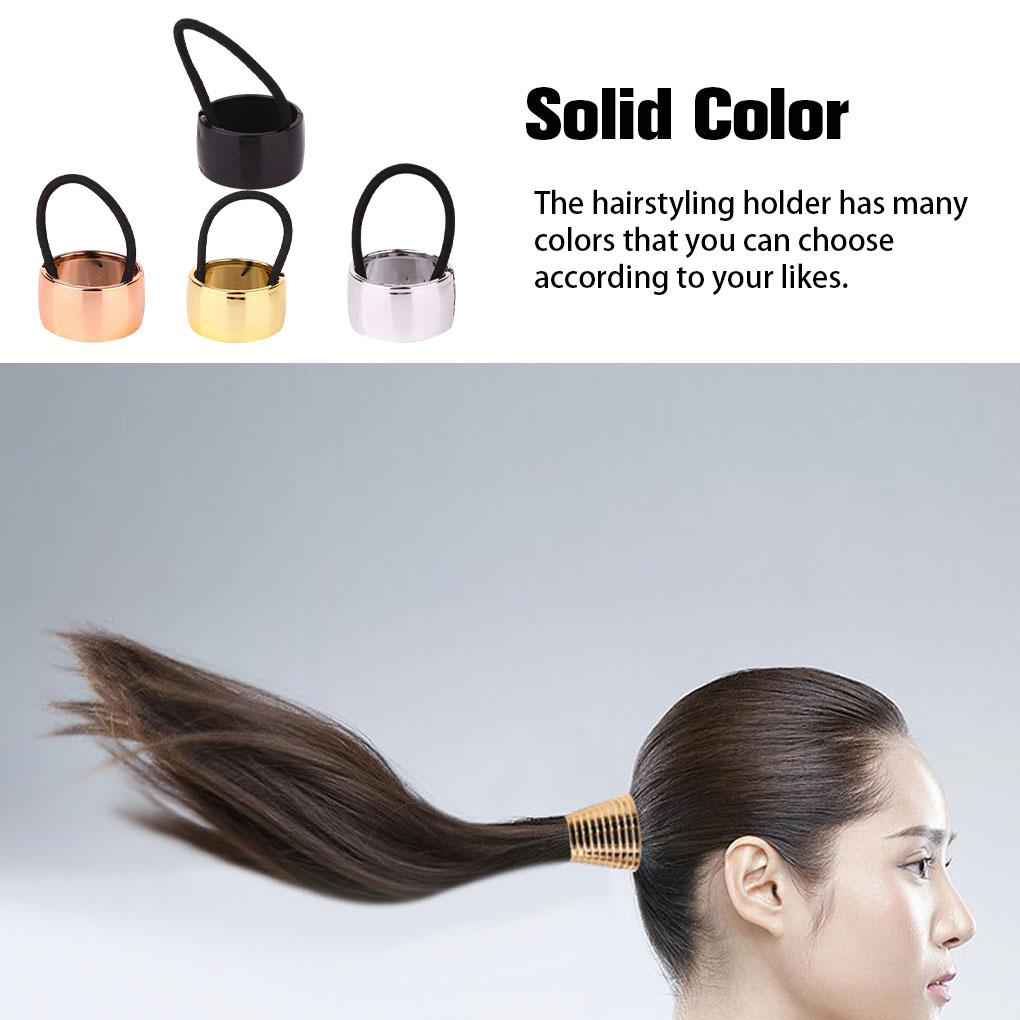 ABS Resin Women Ponytail Holder Portable Fixing Easy Matching Replacement Fashionable Hairdressing Hair Tie Accessories