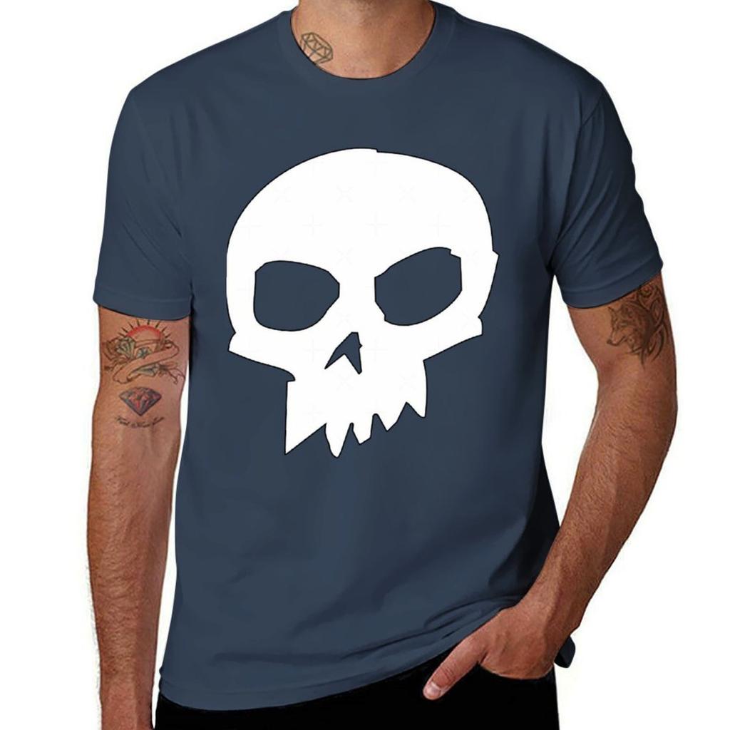 Skull Sid Tshirt Basic Solid Tee For Daily Use