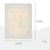 Multifunction 3D Silicone Eyebrow Lips Practice Simulation Skin Tool, Aid Training Board