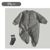 Grey 90cm Sweatshirt Long Sleeve Romper Warm Outing Loungewear Cute Newborn Korean Clothing Baby Clothing Boys Girls 66cm 73cm 80cm 90cm [EnDast]