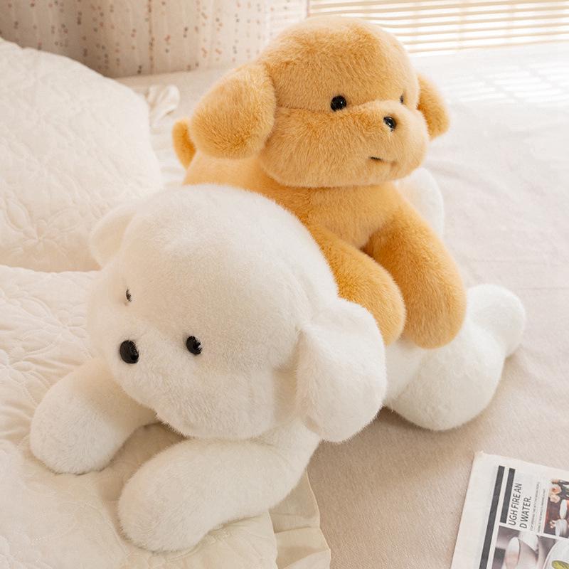 Adorable Golden Retriever Plush Pillow for Kids - Stuffed Dog Toy for Sleeping and Cuddling