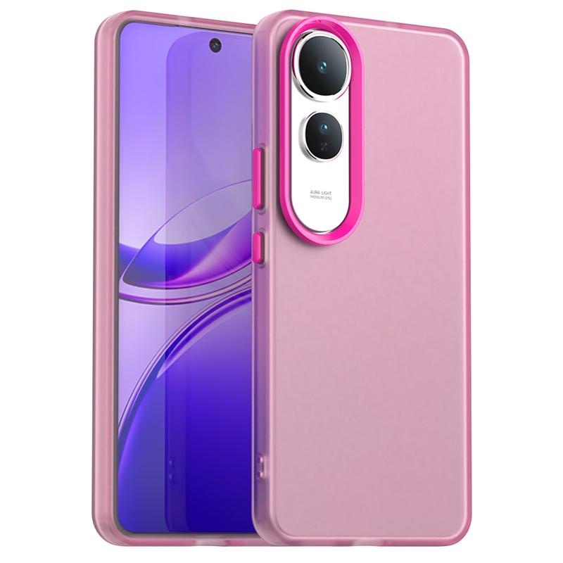 Anti-Drop Candy Color Phone Case For Vivo V50 Lite Matte Transparent Back Case For Vivo V50 Lite 5G Cover For Vivo V50 Lite Case