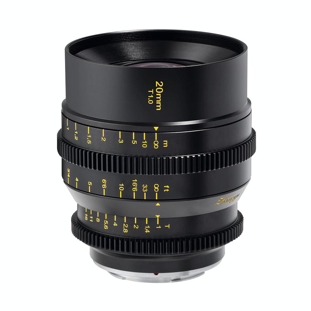 Zhongyi Optics SPEEDMASTER CINEMA 20mm S35 Nikon Z Mount Super 35mm Cinema Prime Lens T1.0 APS-C Lens,