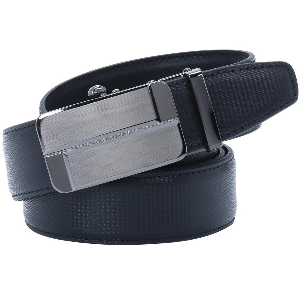 Men's PU Leather Auto Lock Belt