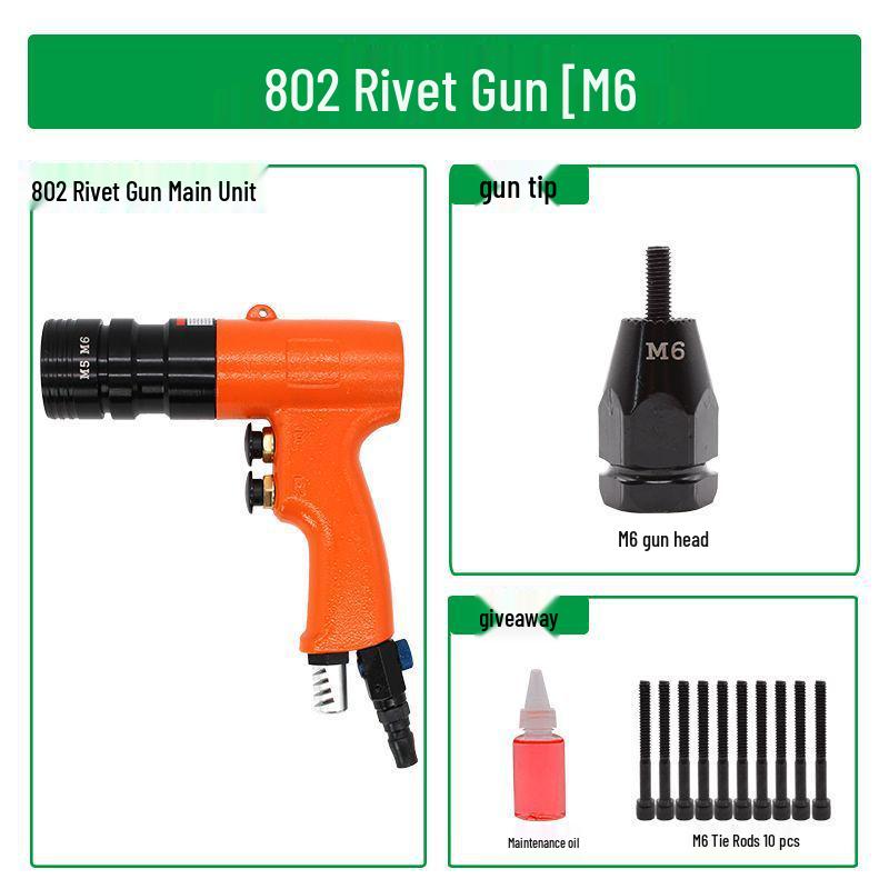 Industrial Pneumatic Rivet Nut Gun Tool