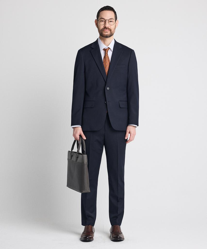 STCO [Four Seasons][Crossfit] Wool Blend Four-Way Stretch Suit Pants Navy (Slim Fit)_Sslvz12Ssn