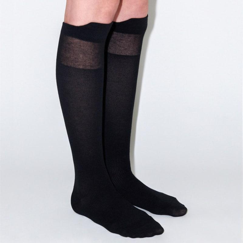 

L’Obtu Черные сетчатые гольфы до колена FREE