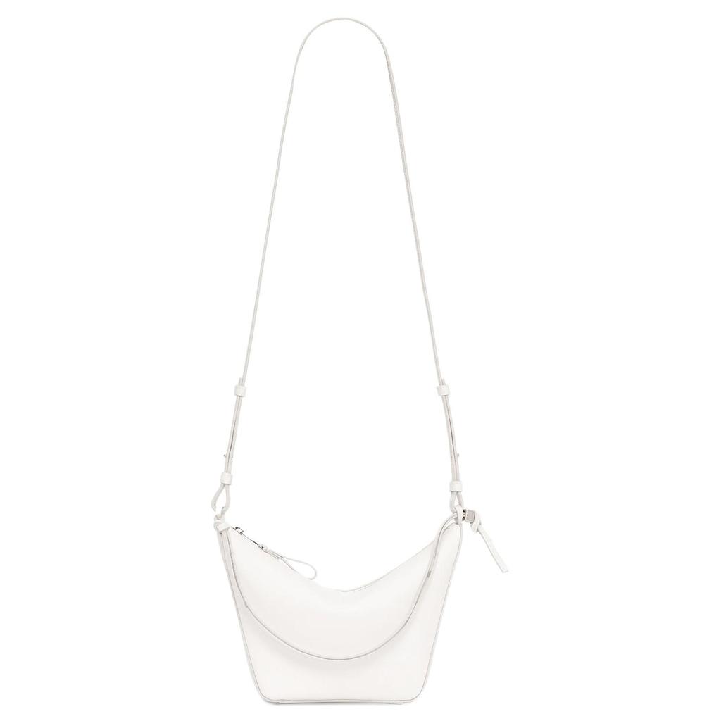 Loewe Hammock Hobo Mini Soft White Women Shoulder_bags A538G13X01-9567