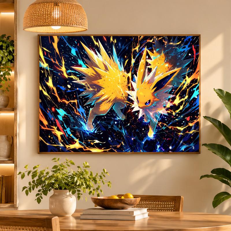 5D Diamond Painting Jolteon DIY Full Drill Diamond Art Kit Home Decoration
