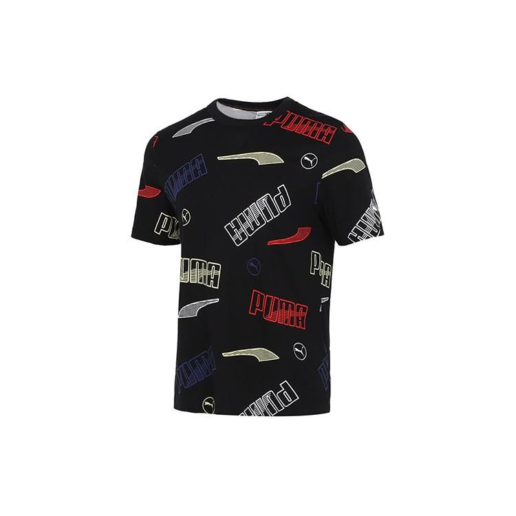 PUMA Solid Regular Fit T-Shirt  Black  Men s 532706-01 XS
