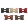 1Pcs Car Seat Headrest Auto Logo Neck Pillow For Chevrolet Z71 Aveo Impala Lacetti Malibu Sail SS Cruze Sonic Silverado Trax