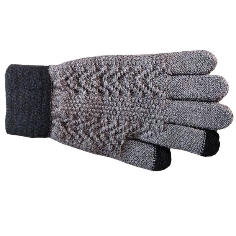 

Корейские новые креативные мужские теплые перчатки кашемировые вязаные перчатки для взрослых аксессуары для одежды average size