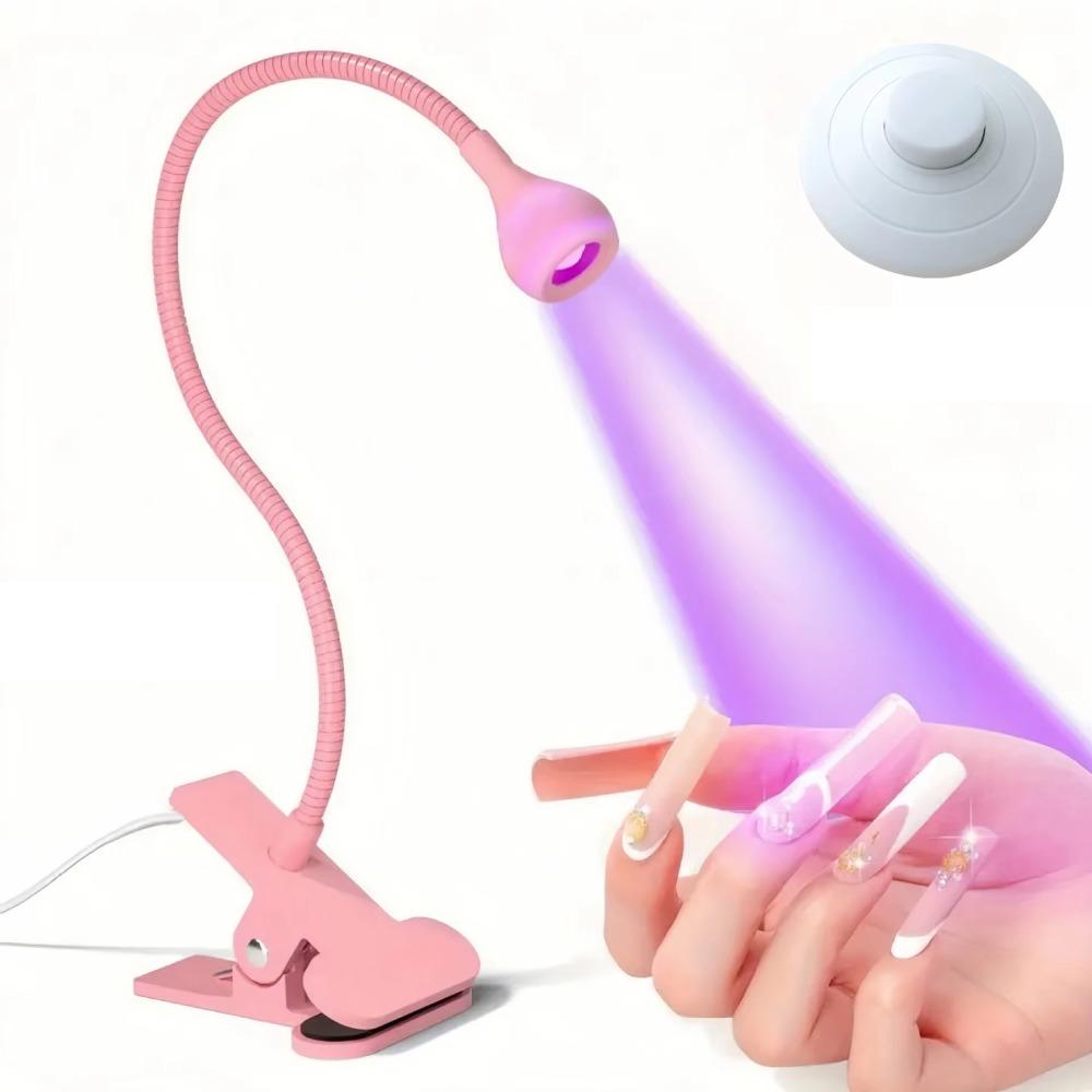 Foot Pedal Switch UV LED Nail Lamp 5W Power Nail Drying Light Gel Polish Curing Lamp DIY Manicure