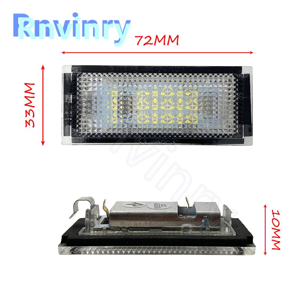 1 Paar Auto Wasserdicht Kennzeichenleuchte Für BMW E46 2D M3 98-03 Leuchten Hintere Kennzeichenleuchte Direkter Ersatz