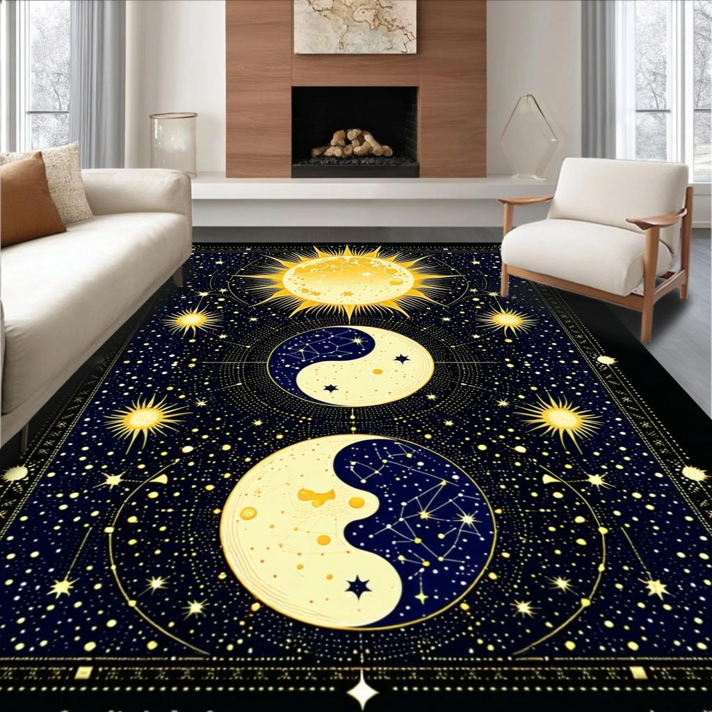 European Classical Butterfly Carpet Living Room Sofa Coffee Table Carpet Dirt Resistant Bedroom Thick Floor Mat