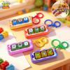 Toy Story Buzz Lightyear Woody Jessie Lotso Keychain With Creative Abs Keycaps And Pressable Buttons For Kids And Teens