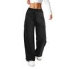 Pantaloni Casual Larghi da Donna – Pantaloni Cargo Asciugatura Rapida con Coulisse