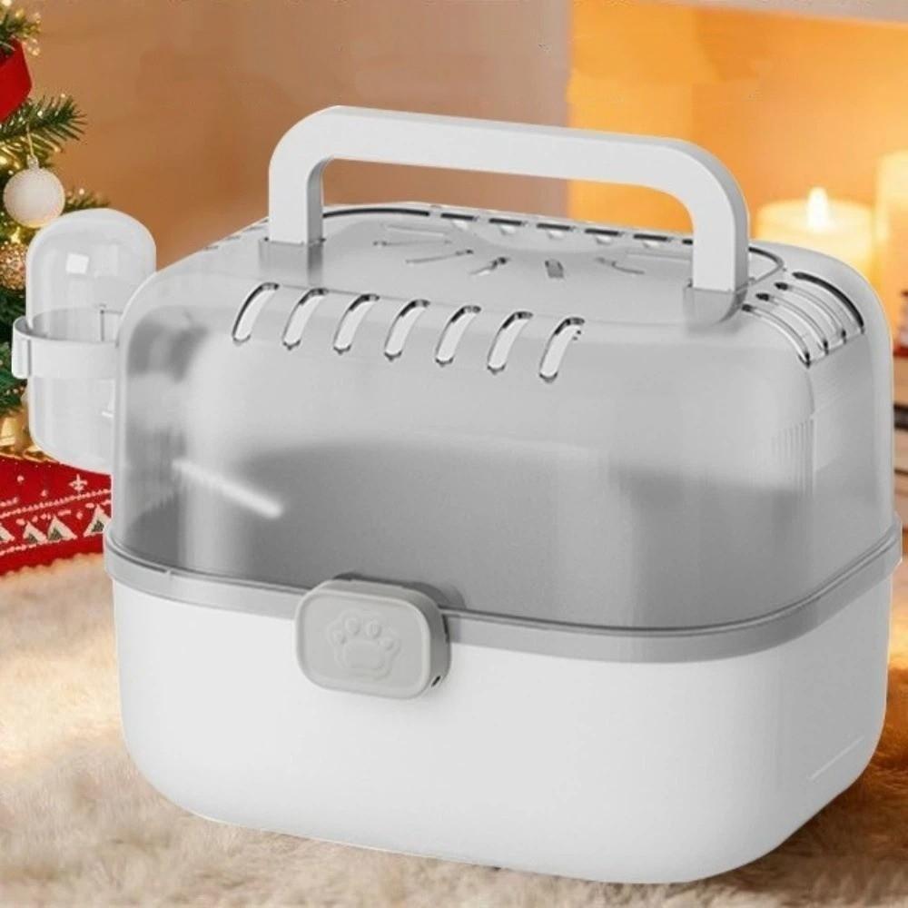 Ventilated Hamster Cage Breathable Hamster Outing Cage Sturdy Pet Travel Case Small Pet Care