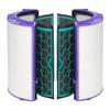 Karbonfilter for Dyson TP04/HP04/DP04/TP05/HP05 Pure Cool Hepa-renser forseglet to-trinns 360 graders filtersystem