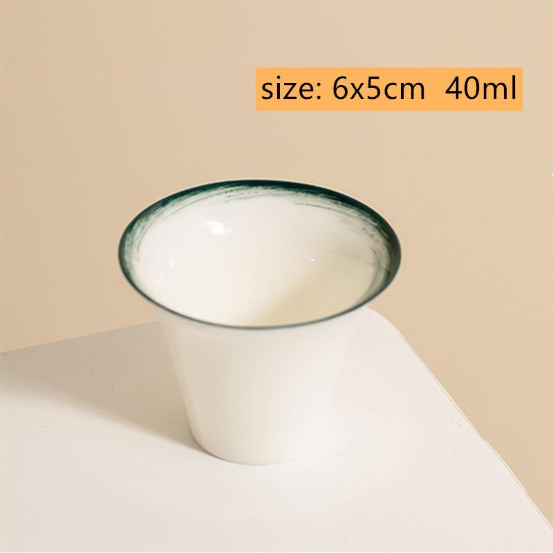 

1 Pc Chinese Ceramic Tea Cup Handmade White Porcelain Tea Bowl Household Master Teacup Travel Personal Teaware Meditation Cup 40ml