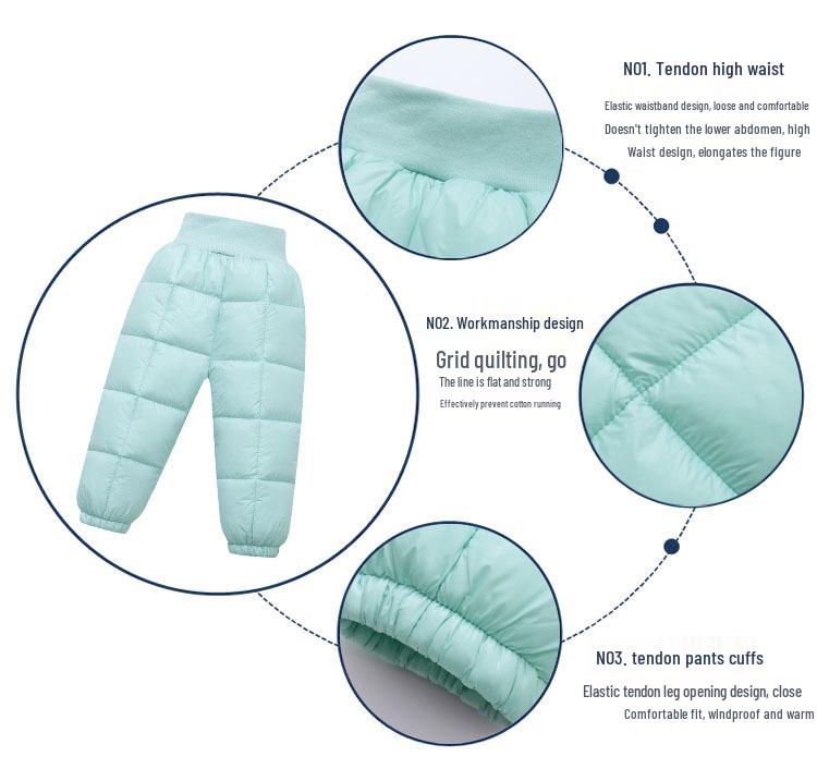 Children's Off-Season Down Coat Set: Toddler Boys & Girls Two-Piece Jacket for Autumn & Winter