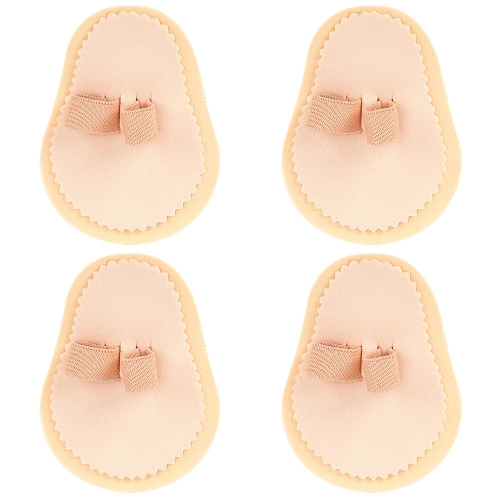 4pcs Toe Straightener Separators Protector Bunion Splint Corrector Toe Spacer Cover Guard2 Hole