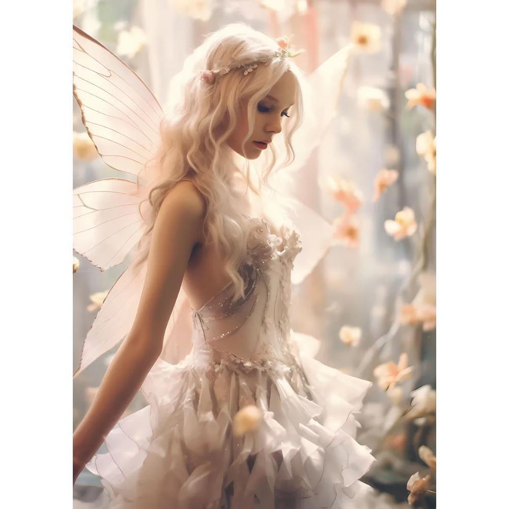 Beautiful Guardian Angel Poster Vintage Timeless Angelic Spiritual Prints Canvas Painting Girly Wall Art Picture Home Room Decor