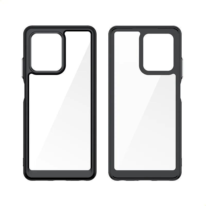 Phone Case For Oppo A5x , Clear Transparent Phone Case Cover For Oppo A5x