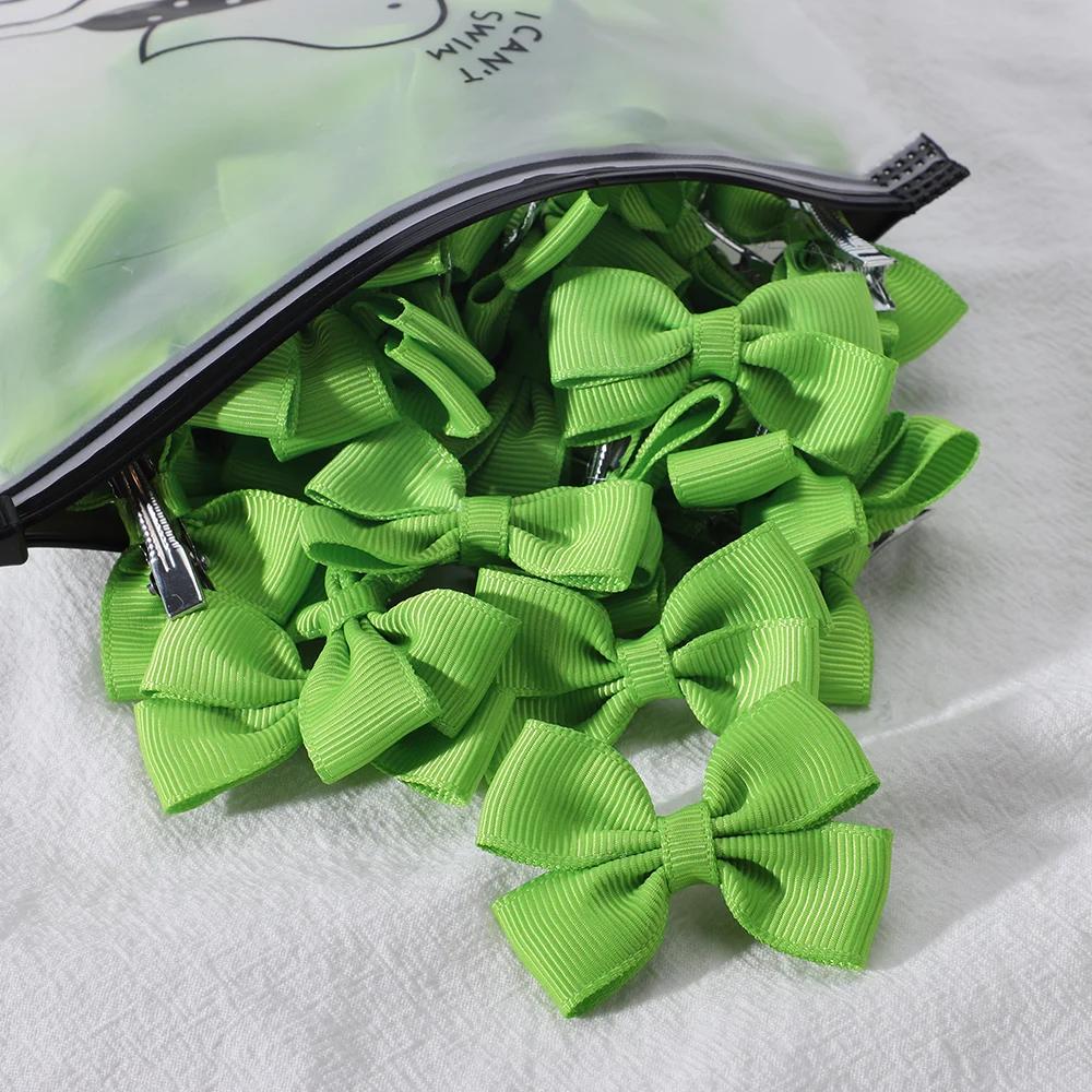 

5/15/20 шт./компл. сплошные шпильки для волос для детей, банты из лент Grosgrain, заколки для волос ручной работы, головные уборы для девочек, детские аксессуары для волос 5pcs