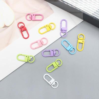 Colorful 9mm Baked Paint Door Buckle for Jewelry DIY & Accessories