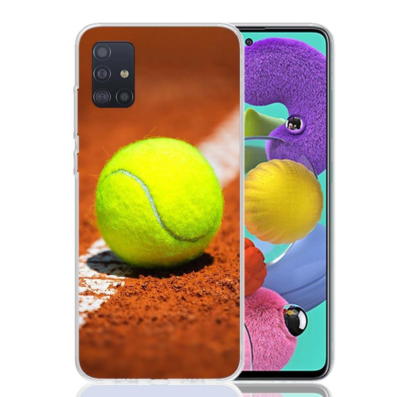 Tennis Sport Phone Case for Samsung Galaxy A52 A51 A50S A12 A22 A32 A72 A10S A30S A31 A71 Note 20 Ultra 10 Plus S10 Galaxy A52 A