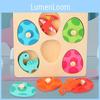 Wooden Dinosaur Egg Puzzle With Multilayer Design For Early Education And Cognitive Development