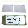 [C]Car Large Cell Phone 2Pcs 9*9CM Universal LCD Electric Vehicle  Film Image Display Screen Watch Battery
