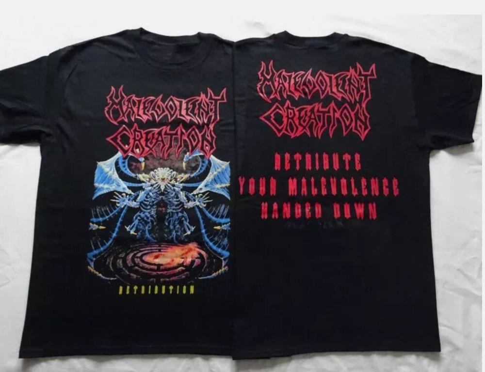 

Новый Malevolent Creation Возмездие Подарок для фанатов Унисекс Футболка 4XL