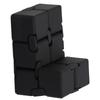 7JI Cube-Shaped Fidget Cube, Fidget Toy, Gadget for Time Killer, Adult EDC, Stress Relief, Christmas Gift, Black